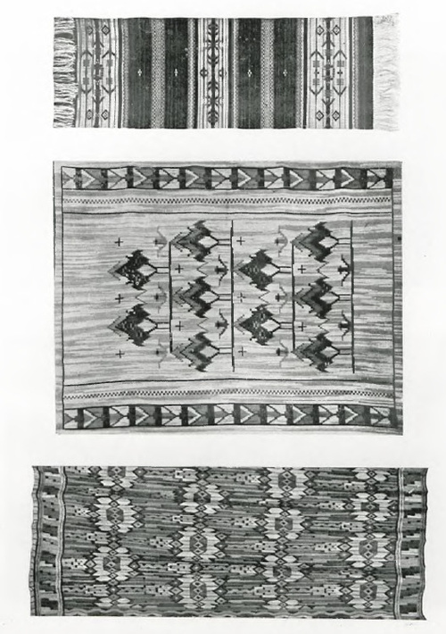 TABL. XV. TKANINY W DZIALE SZWEDZKIM.
