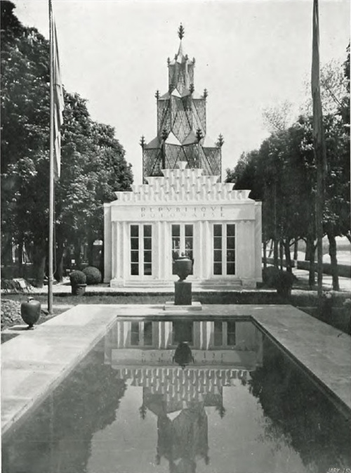 TABL. I. ; PAWILON POLSKI NA WYSTAWIE PARYSKIEJ W R. 1925.