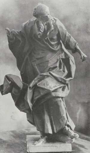 52. Lwów, Kościół ś. Marcina, figurka apostoła w ołtarzu głównym. Fot. A. Bochnak.