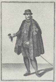 12. Eques lesu Christi et S. Dominici. Rycina w dziele o. F. Bonanniego.
