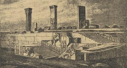 Ruiny pałacu królów perskich w Persepolis