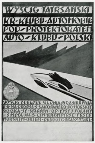 Z KONKURSU KLUBU AUTOMOBILOWEGO. PROJEKT JANA HRYŃKOWSKIEGO.