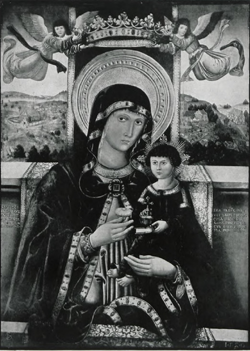Cudowny obraz Matki Boskiej w klasztorze O O . Oratorjanów w Gostyniu (Wielkopolska).