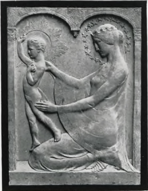 Henryk Kunzek. madonna z Dzieciątkiem.