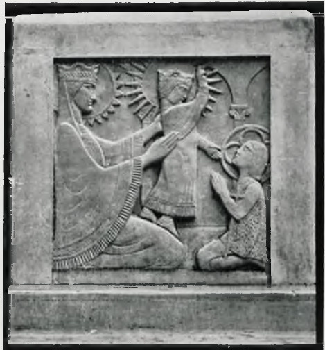 Henryk Kunzek. madonna z Dzieciątkiem i św. Janem.