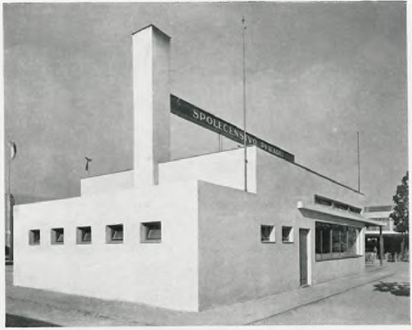 Arch. O. Poriska: Pawilon stowarzyszenia piekarzy.