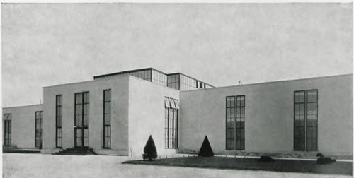 Arch. Vinzenz Baier, Berno: Południowa strona pawilonu „Werkbundu“.