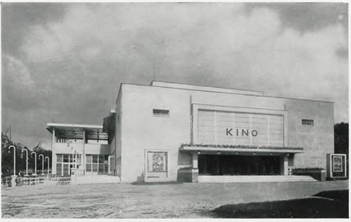 Arch. Králik: Kino i kawiarnia.