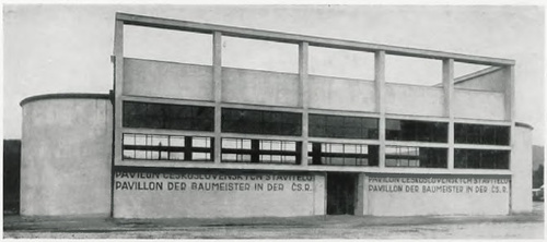 Arch. Rössler: Pawilon budowniczych.