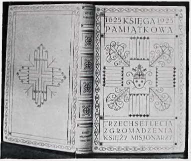 Jubileuszowa monografja ks. Misjonarzy, proj. Fr. Seiferta.