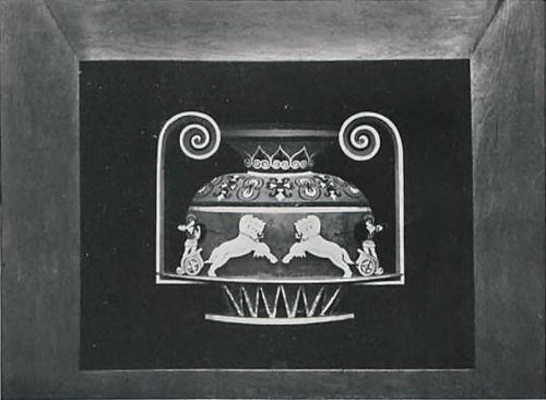 PAWILON M. KRAKOWA. MAKIETY TEATRALNE ZE SCENY „ACHILLES” S. WYSPIAŃSKIEGO. PROJ. ART. MIECZYSŁAW RÓŻAŃSKI. WYKONAŁ WACŁAW HEMZACZEK