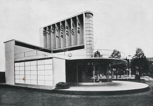 PAWILON FIRMY BOGUSŁAW HERSE WARSZAWA PROJ. ARCH. BOHDAN PNIEWSKI Z WARSZAWY