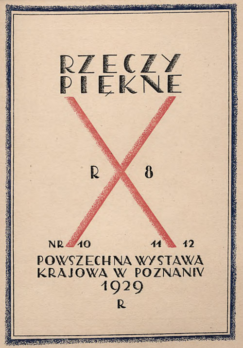 -, Rzeczy Piękne [1929 10-12]