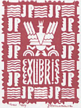 Exlibris Marszałka Józefa Piłsudskiego.