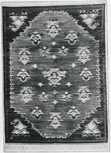 Kilim proj. Teodor Grott. Z art. pracowni kilimów 