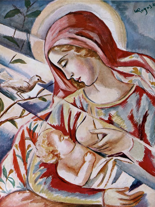 Madonna karmiąca.