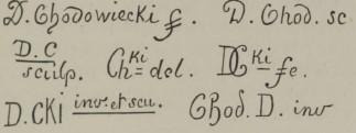 Monogram Daniel Chodowiecki