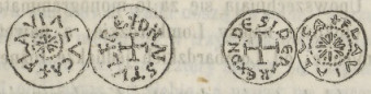<em><em>Przykłady typów Lombardzkich</em>.</em>