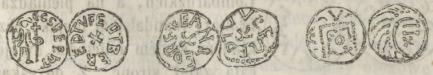 <em>Przykłady najdawniejszych typów Anglosaxońskich</em>.