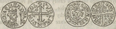 <em>Przykłady typów Anglosaxońskich późniejszych</em>.