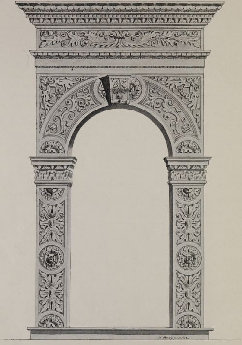 Fig. 27, Odrzwia w kościele PP. Benedyktynek