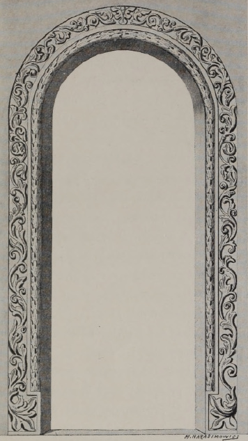 Fig. 28, Odrzwia w kościele PP. Benedyktynek