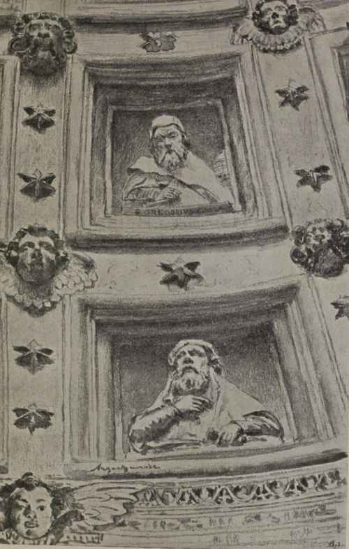 Rzeźby w kopule kaplicy Boimów