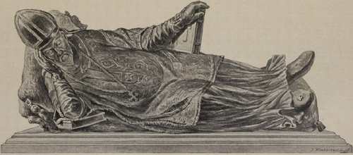 Fig. 95, Pomnik arcybiskupa Zamoyskiego