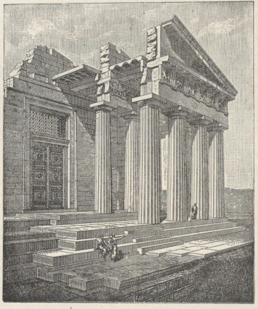 Fig.101. Północno-zachodni bok Partenonu