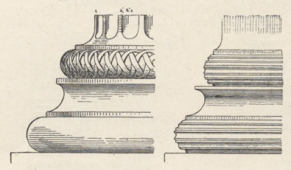 Fig.118. Attycko jońskie bazy (Erechtejon). Baza kolumny. Baza anty