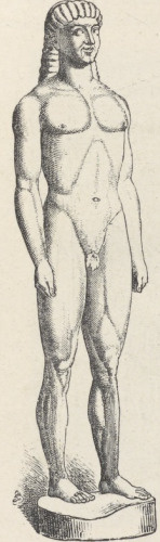 Fig. 169. Tak zw. Apollo z Tenei, Monachium, Gliptoteka.
