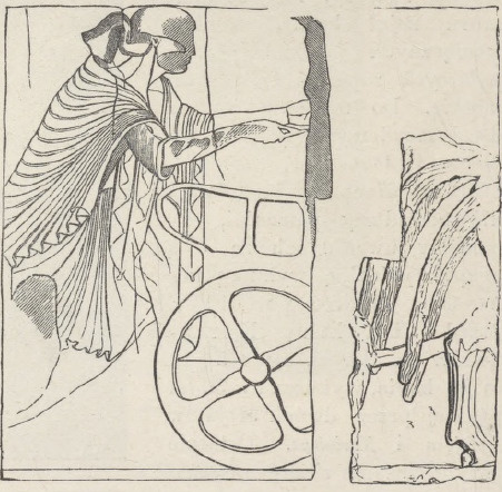 Fig. 173. Kobieta, wchodząca na wóz.