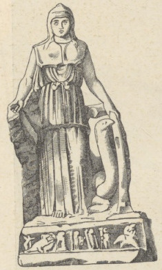 Fig. 187. Posąg Ateny Partenos. Ateny.