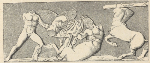 Fig. 192. z fryzu t. zw. świątyni Tezeusza w Atenach.