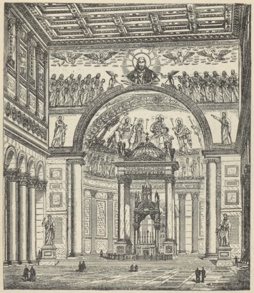 Fig. 23. Absyda w S. Paolo poza marami Rzymu.