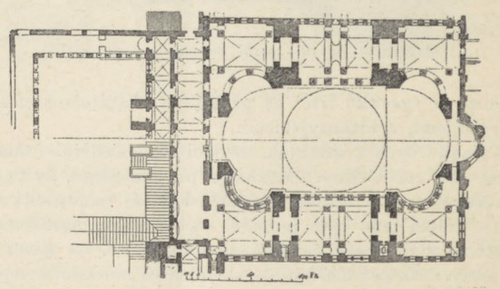 Fig. 31. Plan poziomy k. Ś. Zofii w Konstantynopolu.