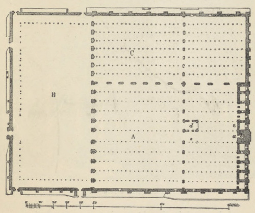 Fig. 62. Plan poziomy meczetu w Kordowie.