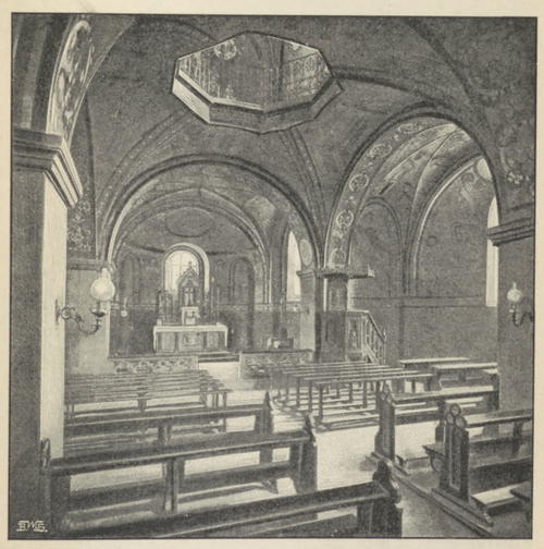 Fig. 123. Wnętrze kościoła dolnego w Schwarz-Rheindori.