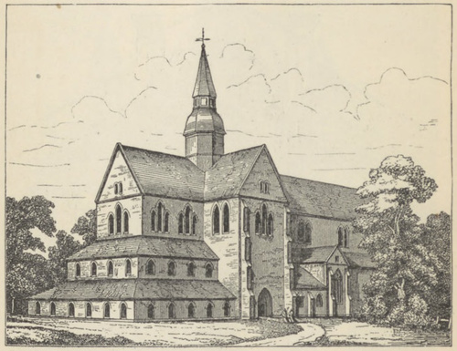 Fig. 133a. Kościół w Riddagshaufen od strony presbiteryum.
