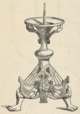 Fig. 175. Świecznik romański. Muzeum Bryt.
