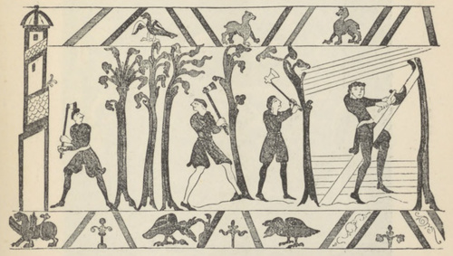 Fig. 178. Część dywanu w Bayeux.