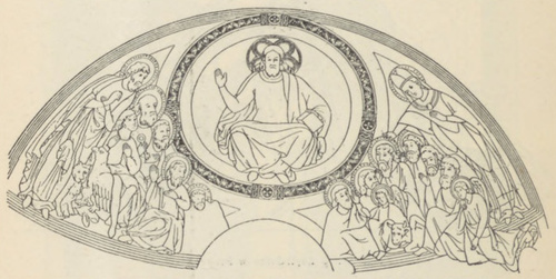 Fig. 183. Malowidło ścienne w koś. w Schrwarzheindorf.