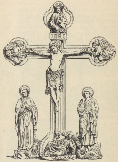 Fig. 185. Grupa Chrystusa Ukrzyżowanego w Koś. zamkowym w Wechselburgu.
