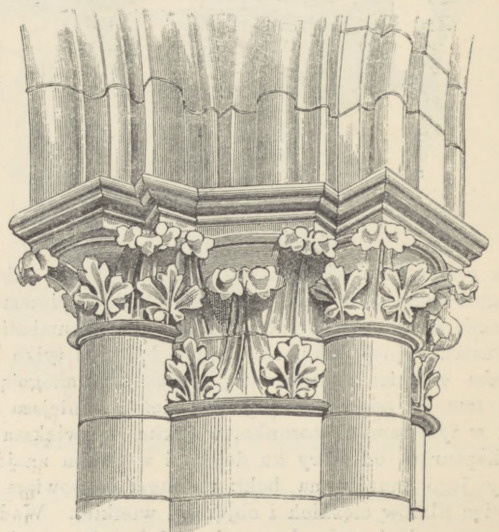 Fig. 202 Kapitel dorycki wczesny z katedry w Amiens.