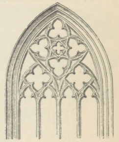 Fig. 209. Budowa gotycka okna.