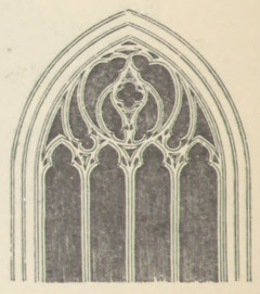 Fig. 210. Okno gotyckie z t. zw. „Pęcherzami rybiemi”.