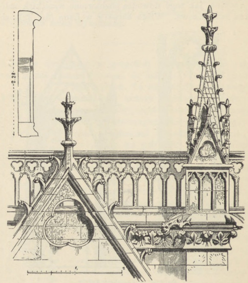 Fig. 226. Balustrada w St. Chapelle.