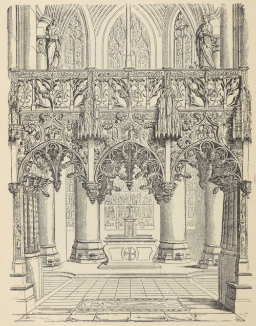 Fig. 232. Balkon w kościele Św. Magdaleny w Troyes.