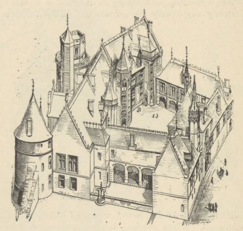 Fig. 279. Dom Jakuba Coeur w Bourges.