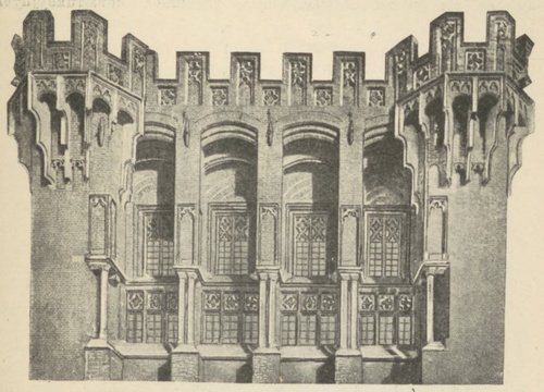 Fig. 282. Fragment domu mistrza wielkiego w Marienburgu.